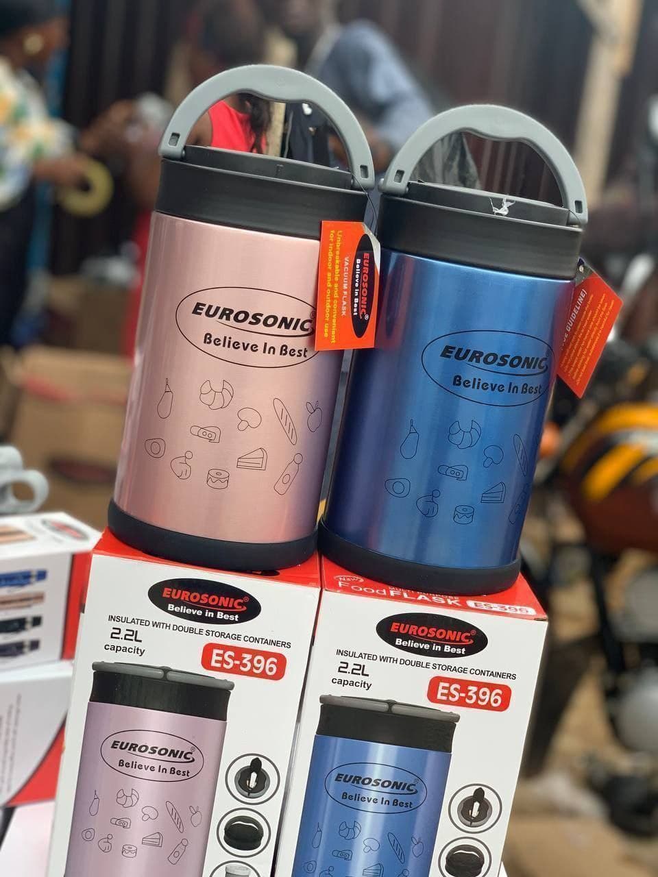 2l eurosonic food flask with 2 inner