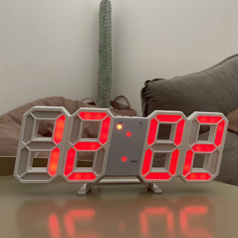 3D alarm table clock