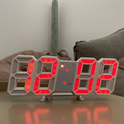 3D alarm table clock