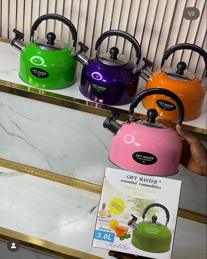 3l colour kettle