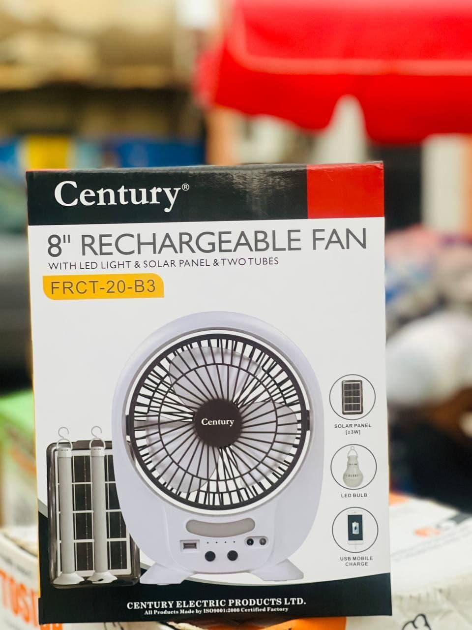 8inches rechargeable fan