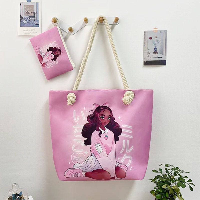 Big tote bag with purse