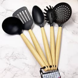 Brown nonstick spoon