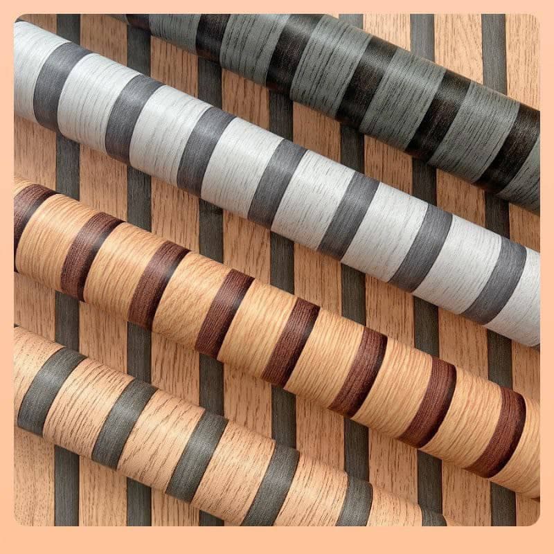 Flutted panel wallpaper