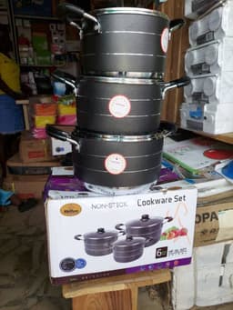 Hf601...6pcs nonstick pot