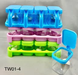 Plastic spice rack 4 in 1
