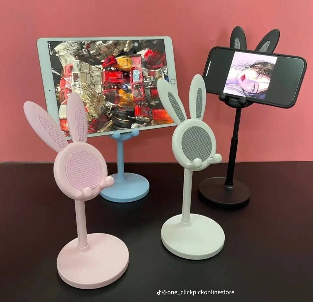Rabbit phone stand