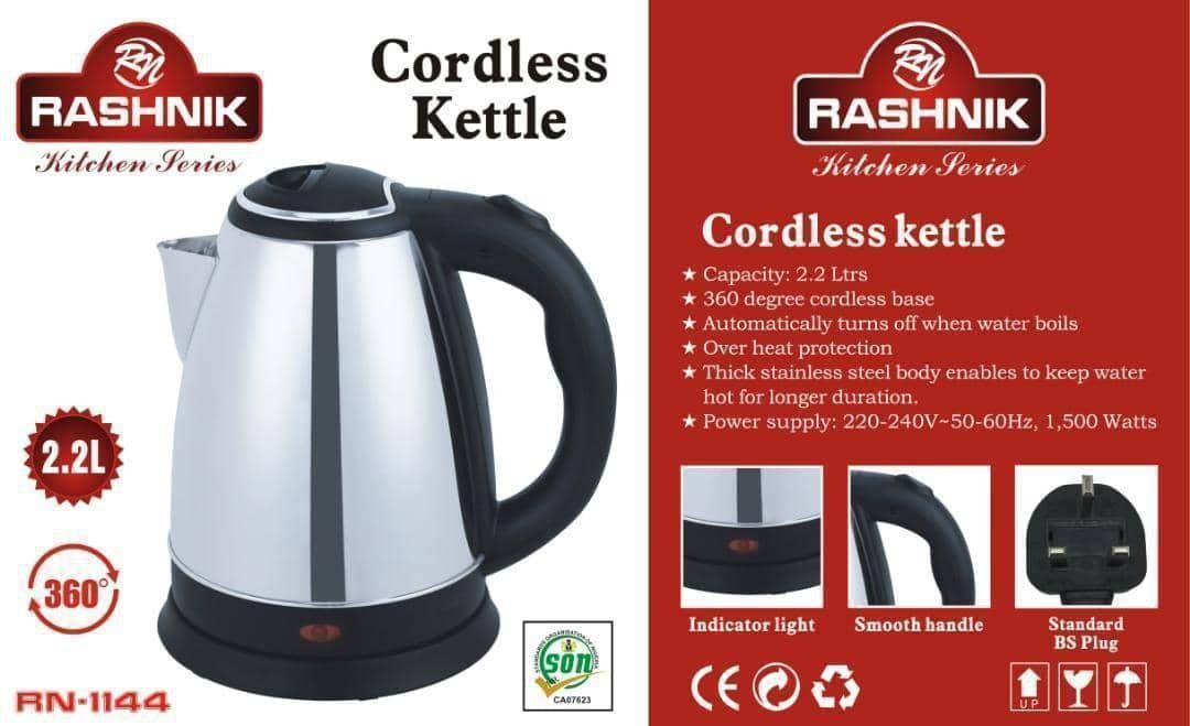 Rashnik cordless kettle